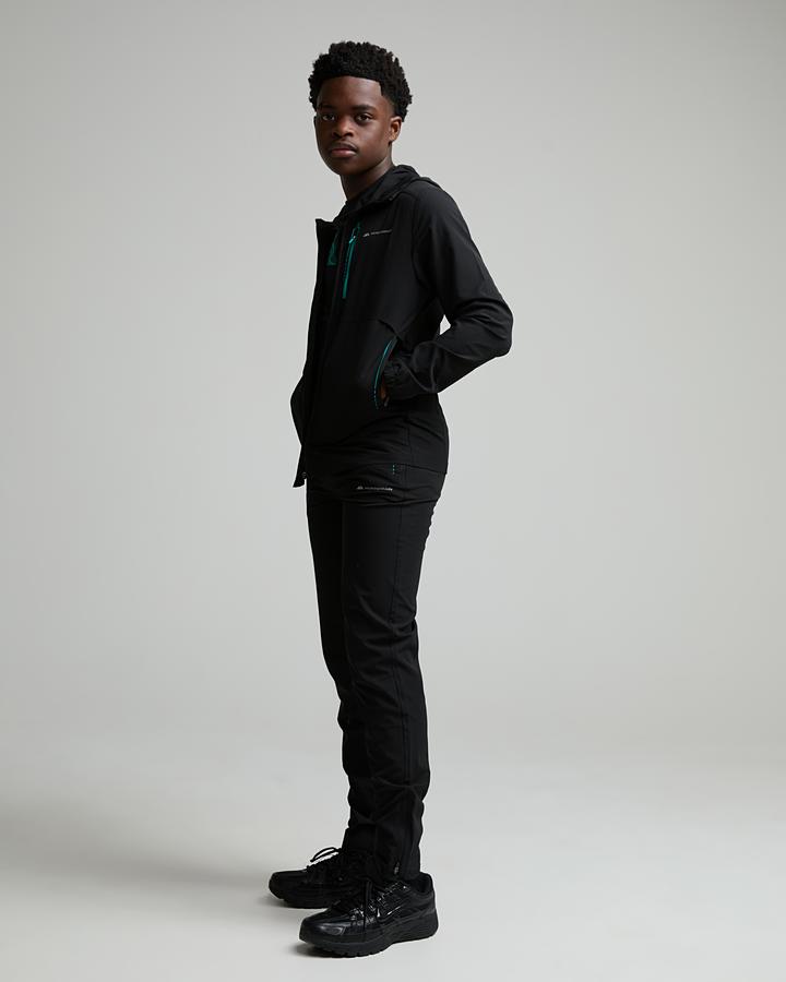 Monterrain Junior Abyss Woven Zip Hoodie - Black