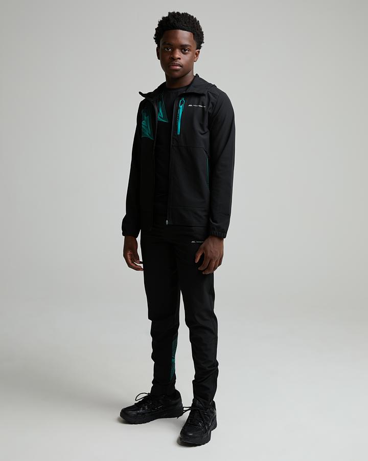 Monterrain Junior Abyss Woven Running Pant - Black
