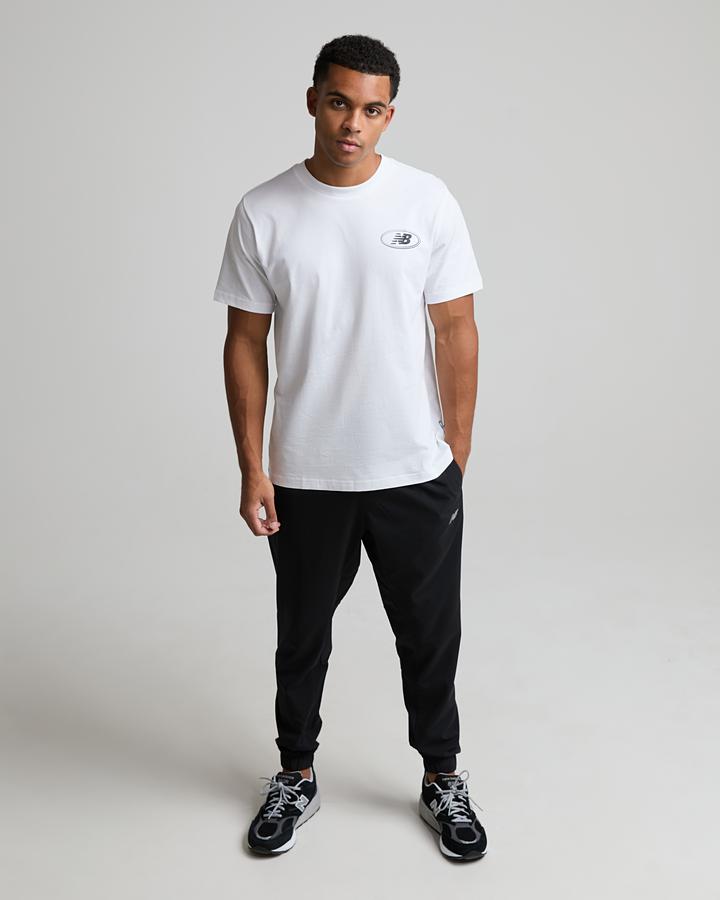 New Balance Men's Oval T-Shirt - White