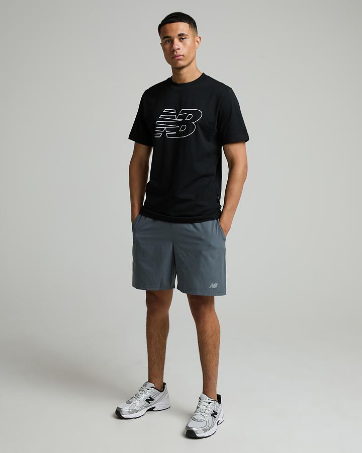 New Balance Men's Front Flying T-Shirt - Black