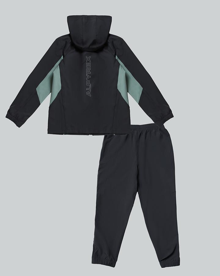 Alpyrex Baby Vertex Woven Suit Tracksuit - Urban Charcoal Glacia Mint