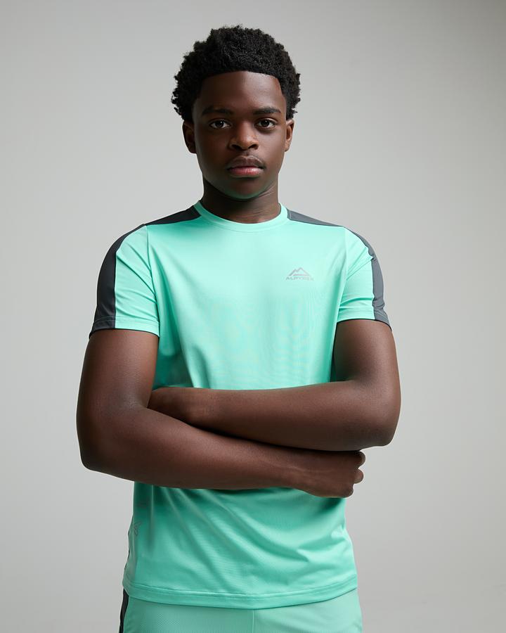 Alpyrex Junior Ontera Poly T-Shirt - Urban Charcoal Halo