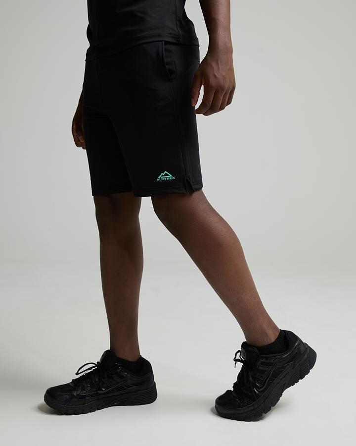 Alpyrex Junior Carabiner Poly Running Short - Black Gemstone Halo