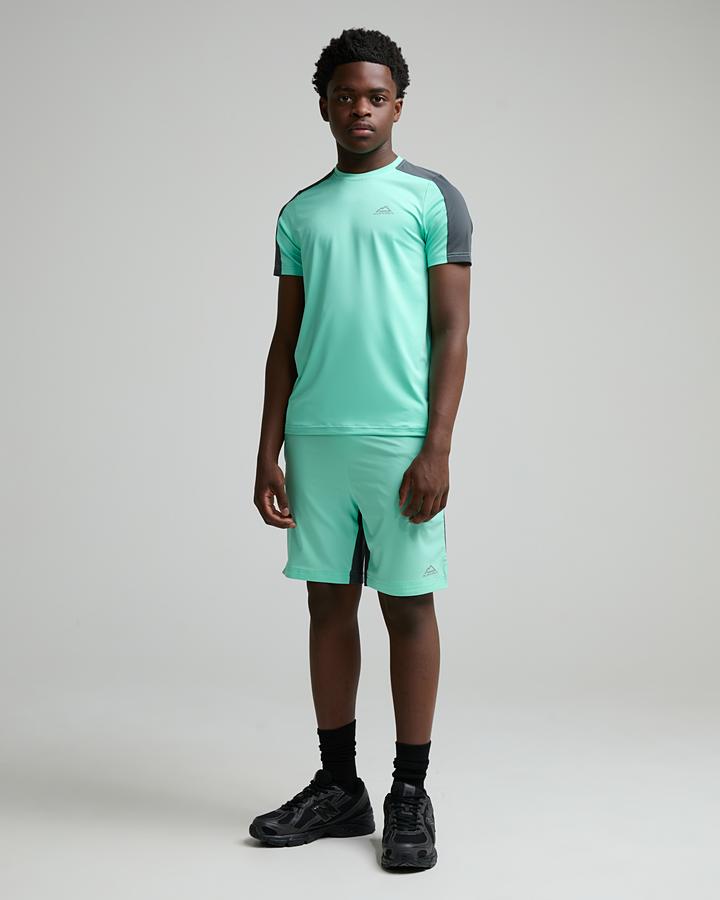 Alpyrex Junior Ontera Running Short - Urban Charcoal Halo