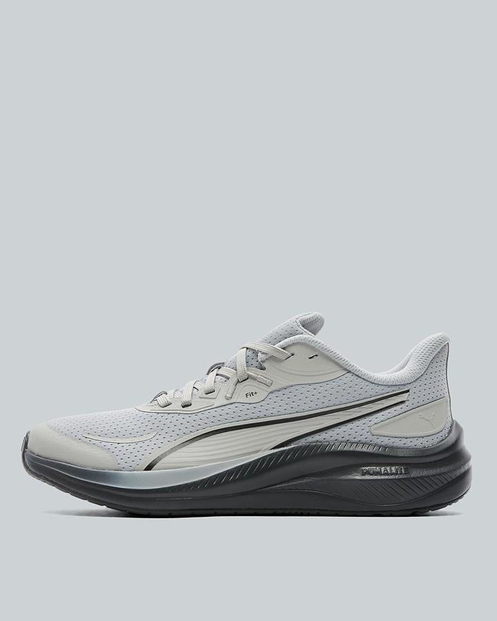 Puma Junior Sky Runner Trainers - Grey Black