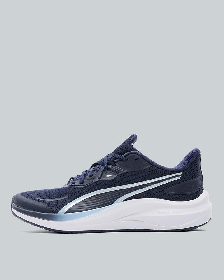 Puma Junior Sky Runner Trainers - Navy White