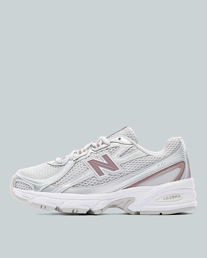 New Balance Junior 740 Trainers - Grey Matter Pebble