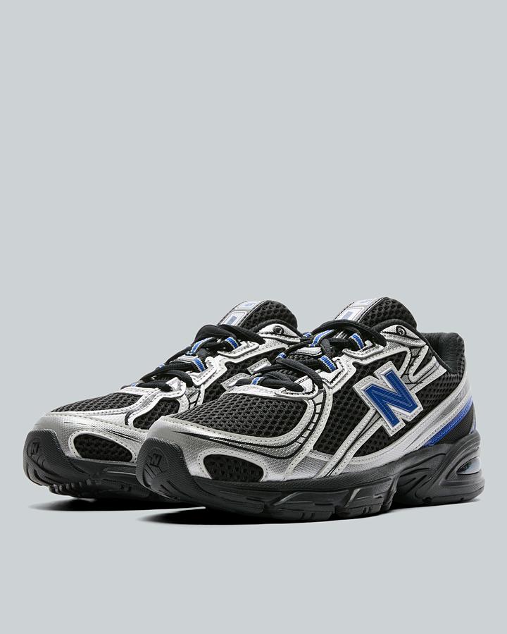 New Balance Junior 740 Trainers - Black Team Royal