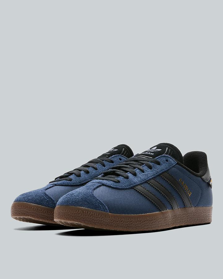 adidas Men's Gazelle CORDURA Trainer - Night Indigo/Black/Gum