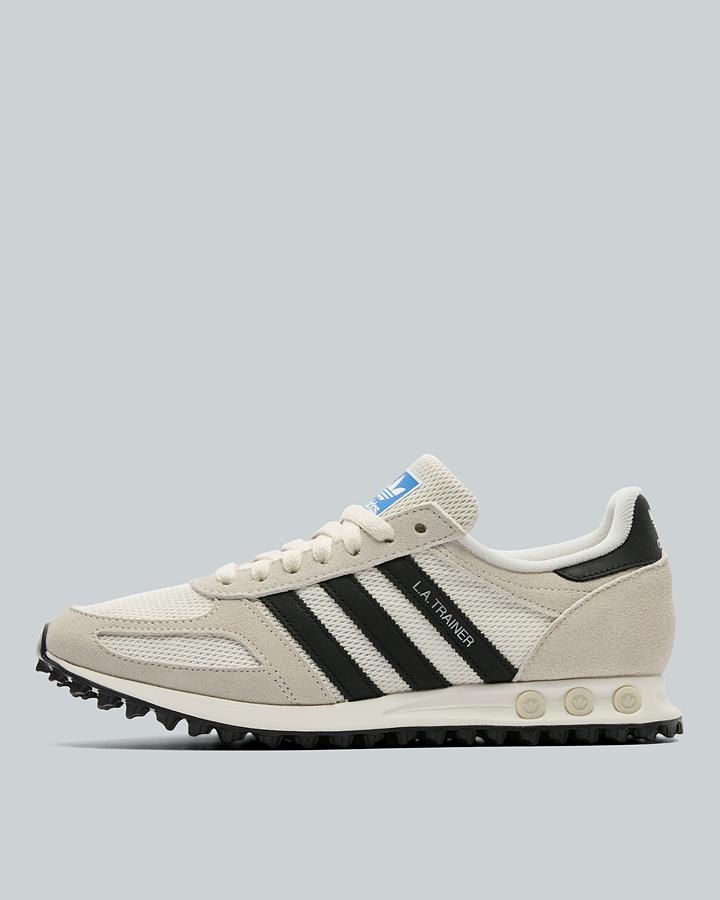 adidas Men's LA Trainer - Cloud White/Black/Alumina