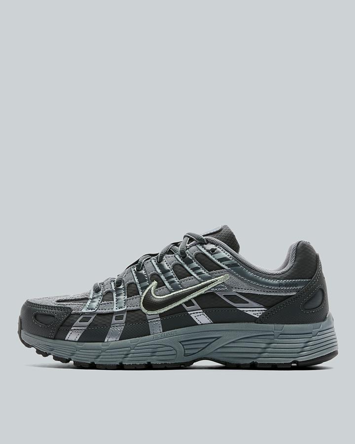 Nike Junior P-6000 Trainers - Anthracite Black Cool Grey Jade Horizon