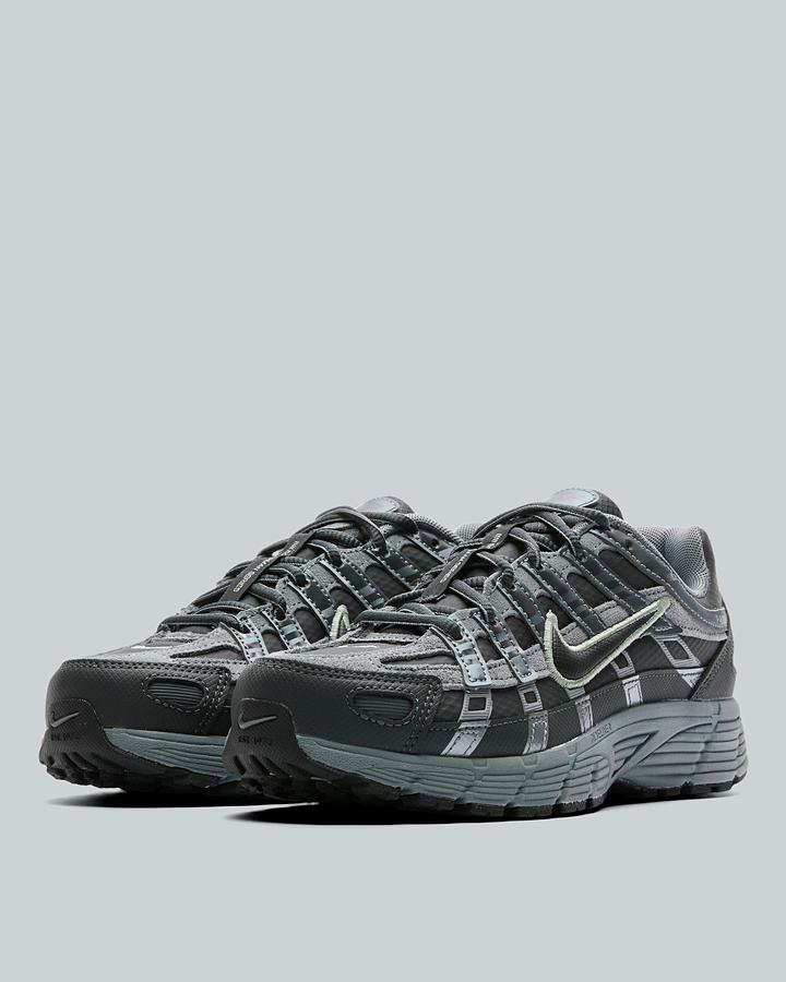 Nike Junior P-6000 Trainers - Anthracite Black Cool Grey Jade Horizon