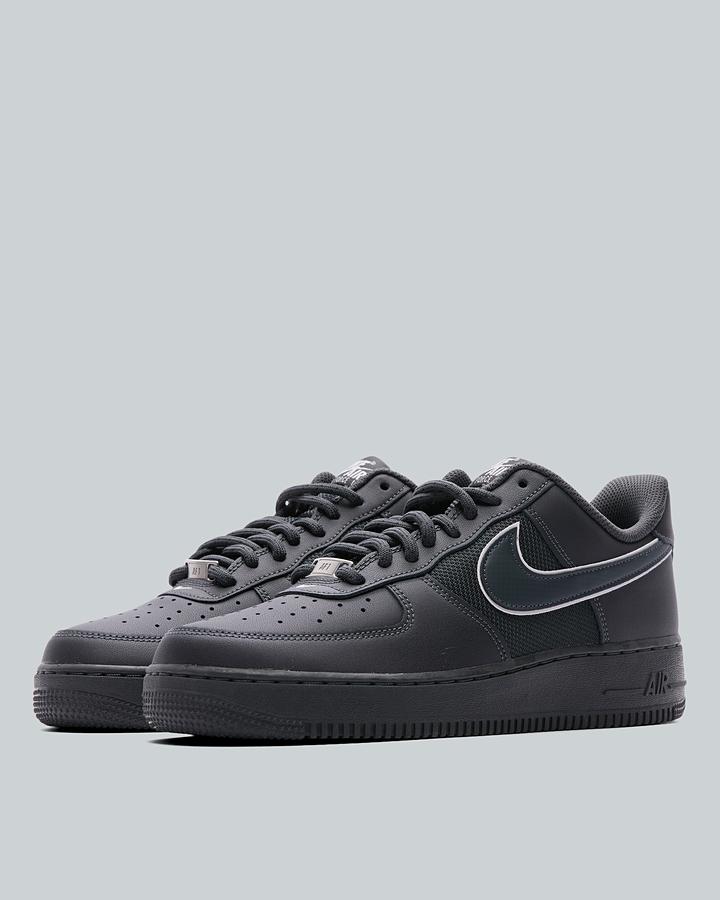 Nike Air Force Men's Trainers - Anthracite/Summit White
