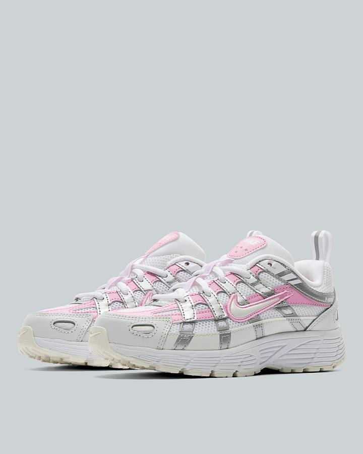 Nike Infant P6000 Trainers - White Off White Pink Rise