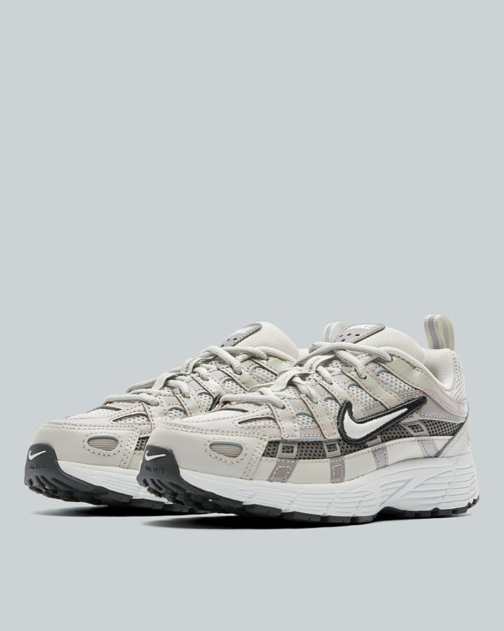 Nike Infant P-6000 Trainers - Light Bone Summit White College Grey