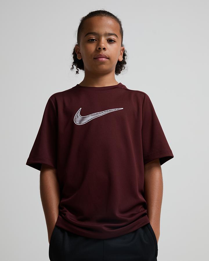 Nike Junior Multi HBR T-Shirt - Mystic Dates White