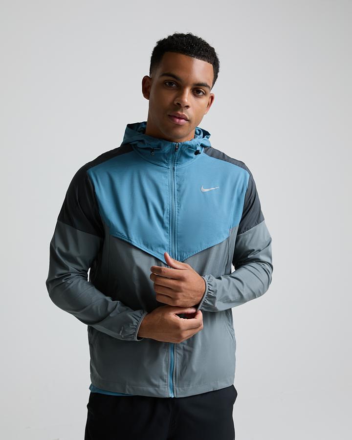 Nike Men's Run Repel UV Windrunner - Smoke Grey/Smokey Blue/Anthracite