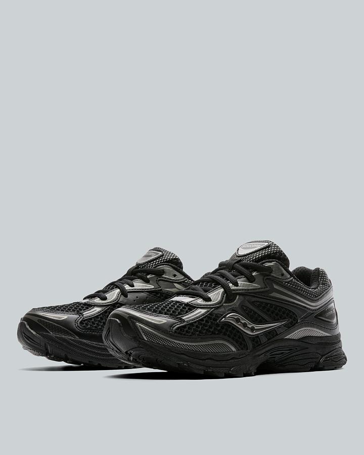 Saucony Junior ProGrid Omni 9 Trainers - Black Gunmetal
