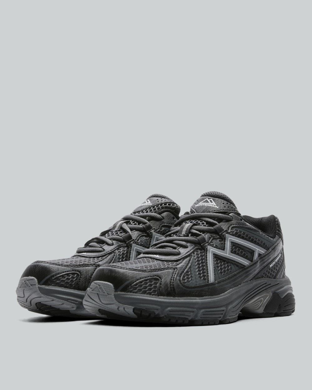 Monterrain Junior Tempo Trainers - Forged Steel Black Midnight Echo