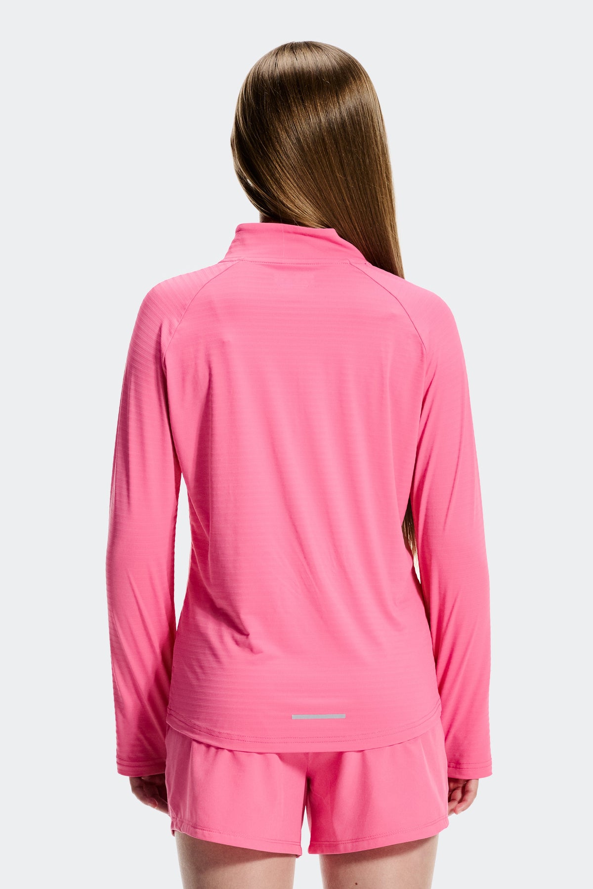 Montirex Girls' Energy 1/4 Zip - Peony Pink