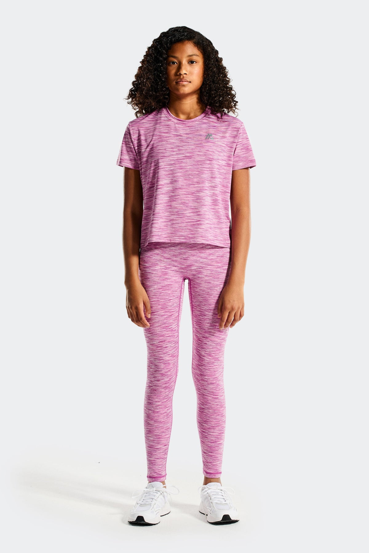 Montirex Girls' Trail Icon Legging - Purple/Pink