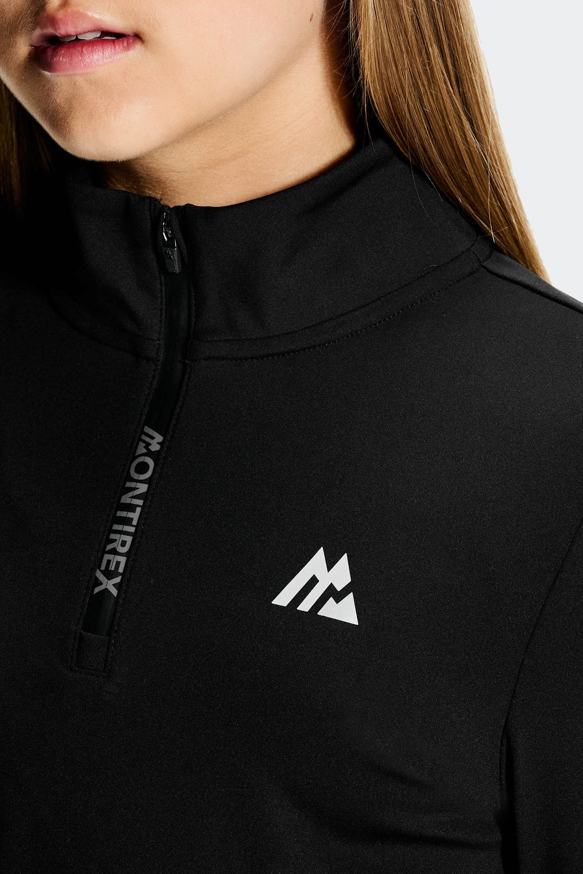 Montirex Girls' Icon 1/4 Zip - Black