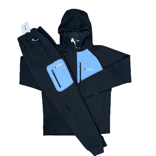 BERGHAUS PAVEY TRACKSUIT - Jet Black / Dayflower