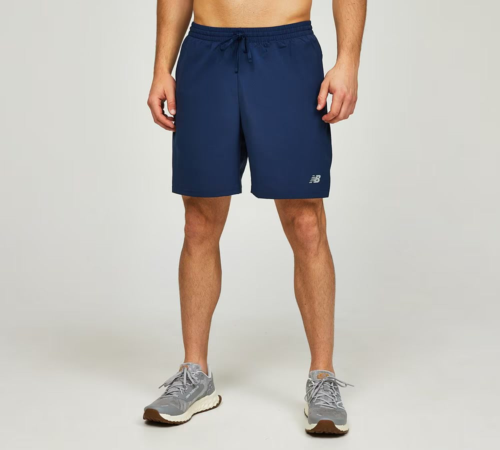 NEW BALANCE RUN SHORTS - NAVY BLUE