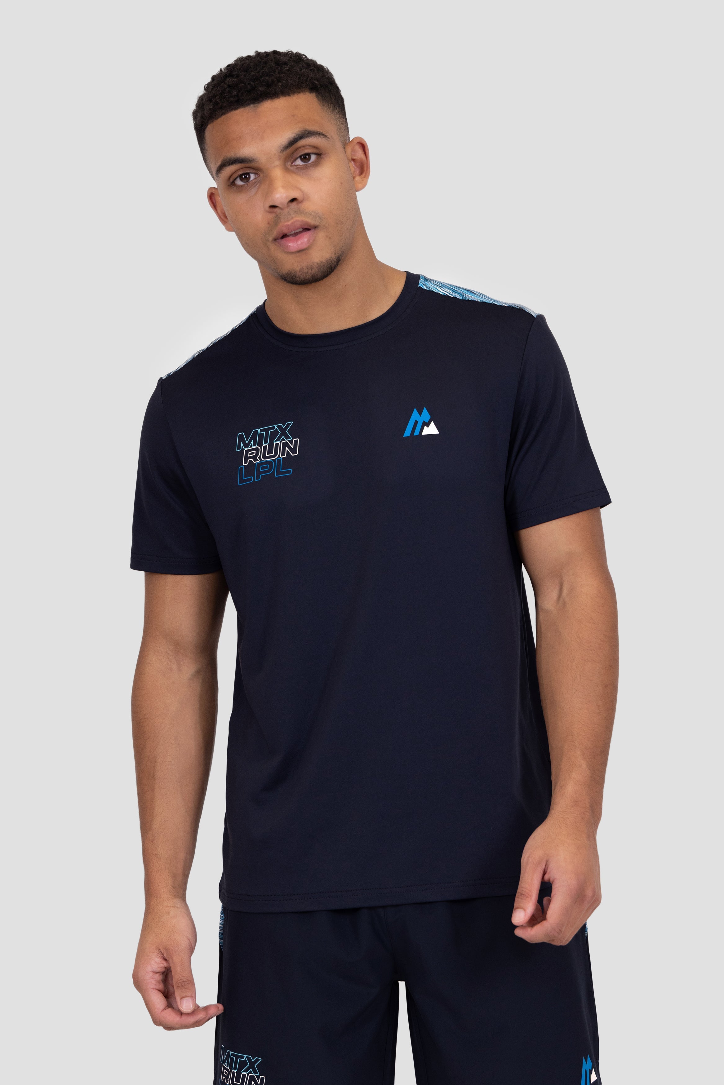 Montirex MTX Run City Liverpool T-Shirt – Blue, Black, White