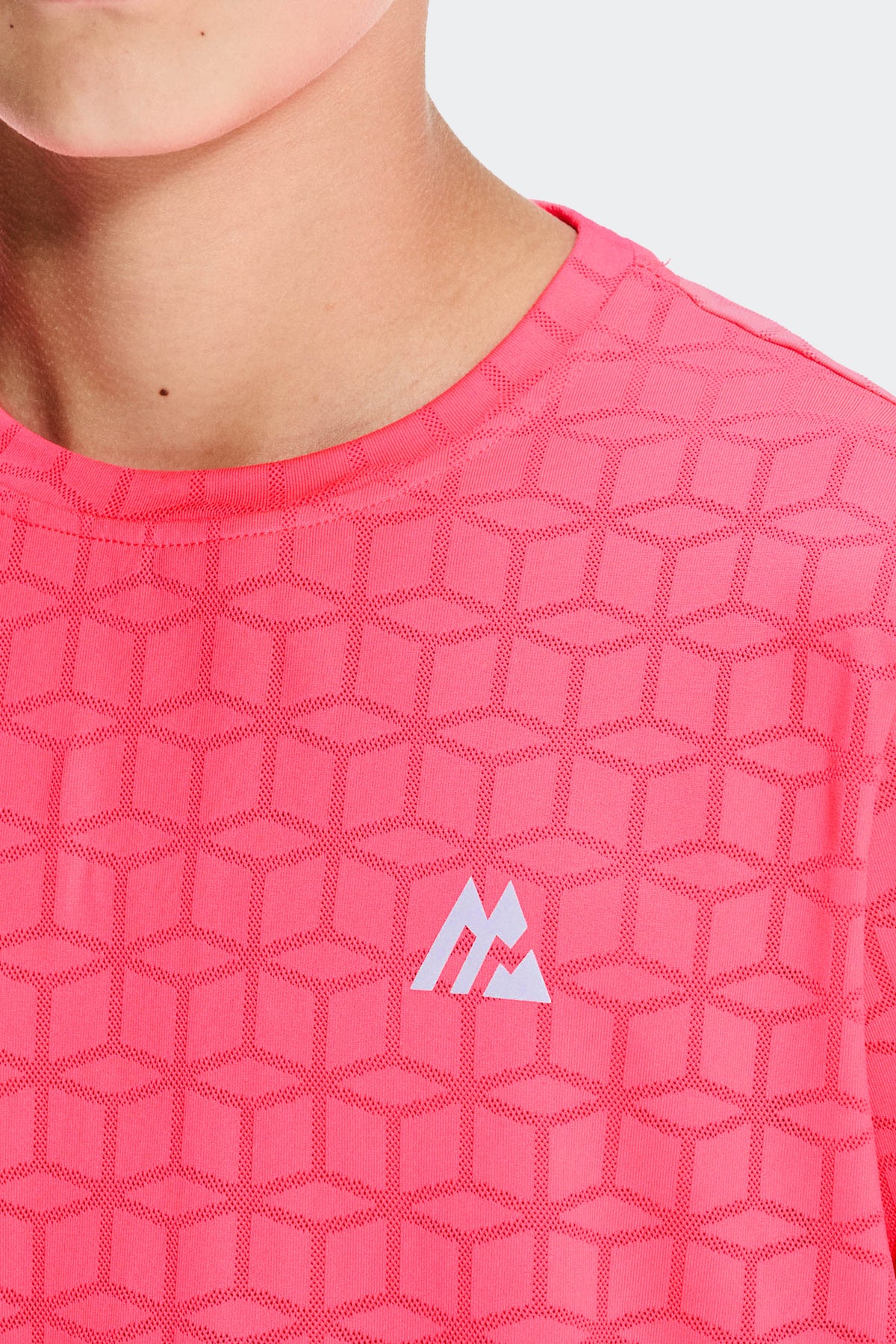 Montirex Junior Cube T-Shirt - Shocking Pink