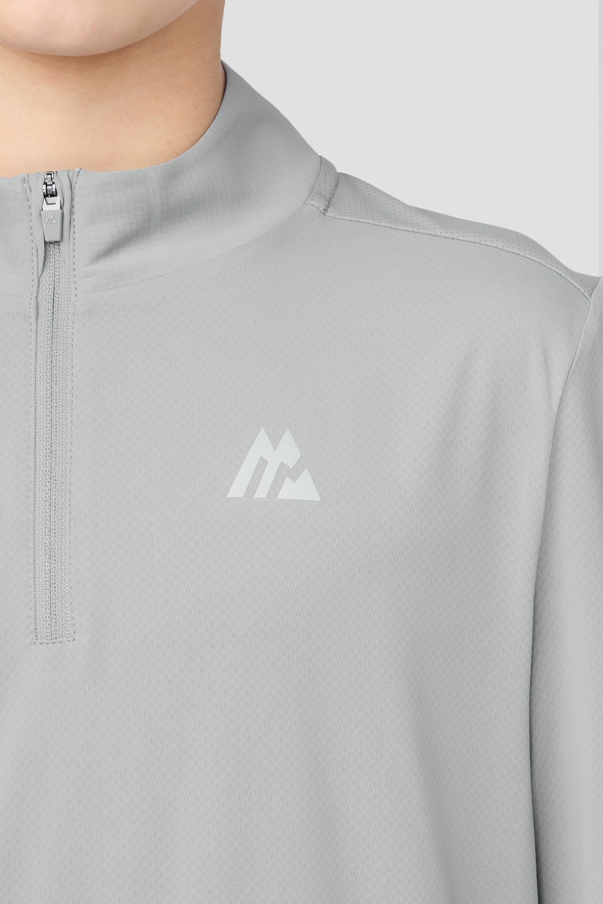 Montirex Junior Delta 1/4 Zip - Platinum Grey
