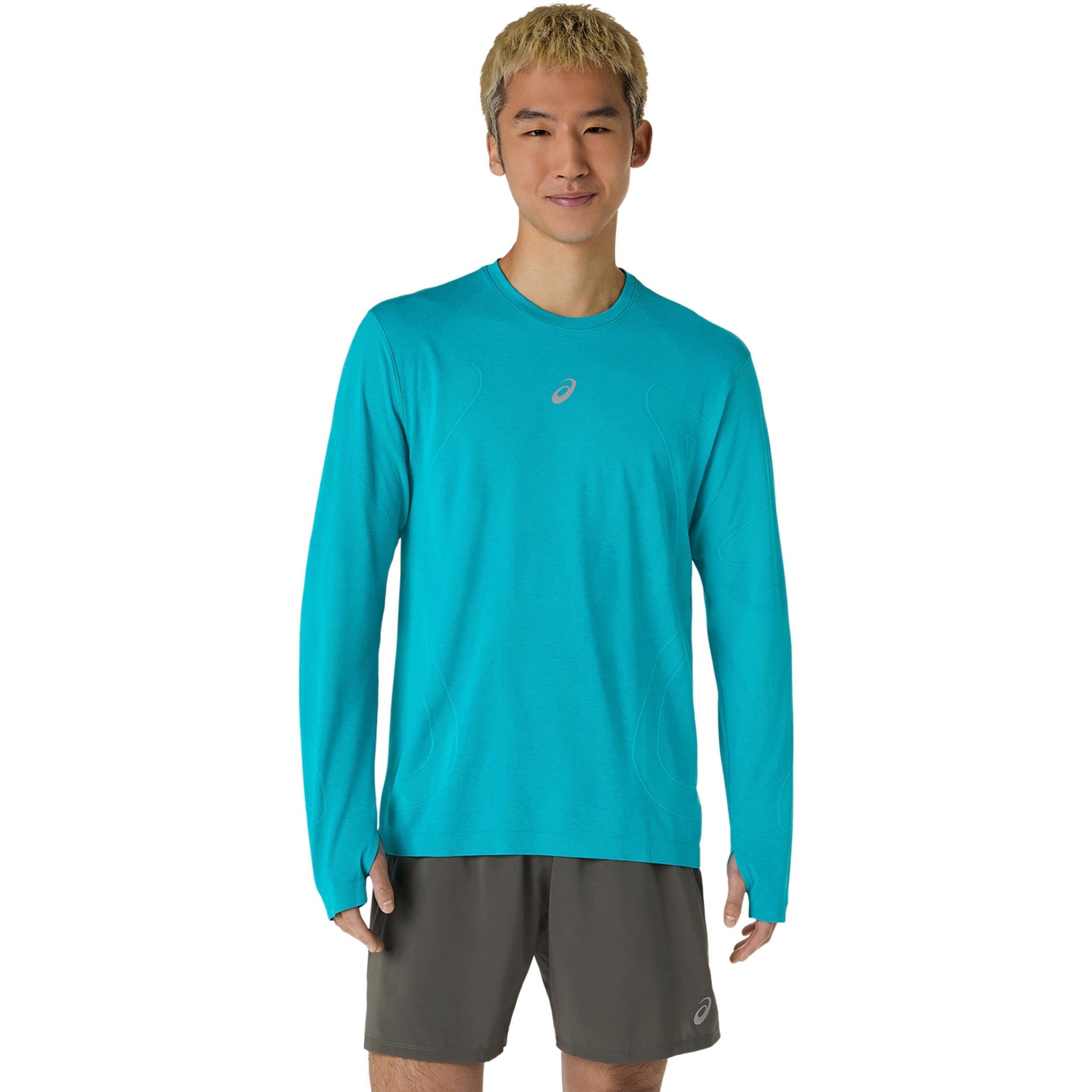 ASICS Road Seamless Running shirt Men - turquoise