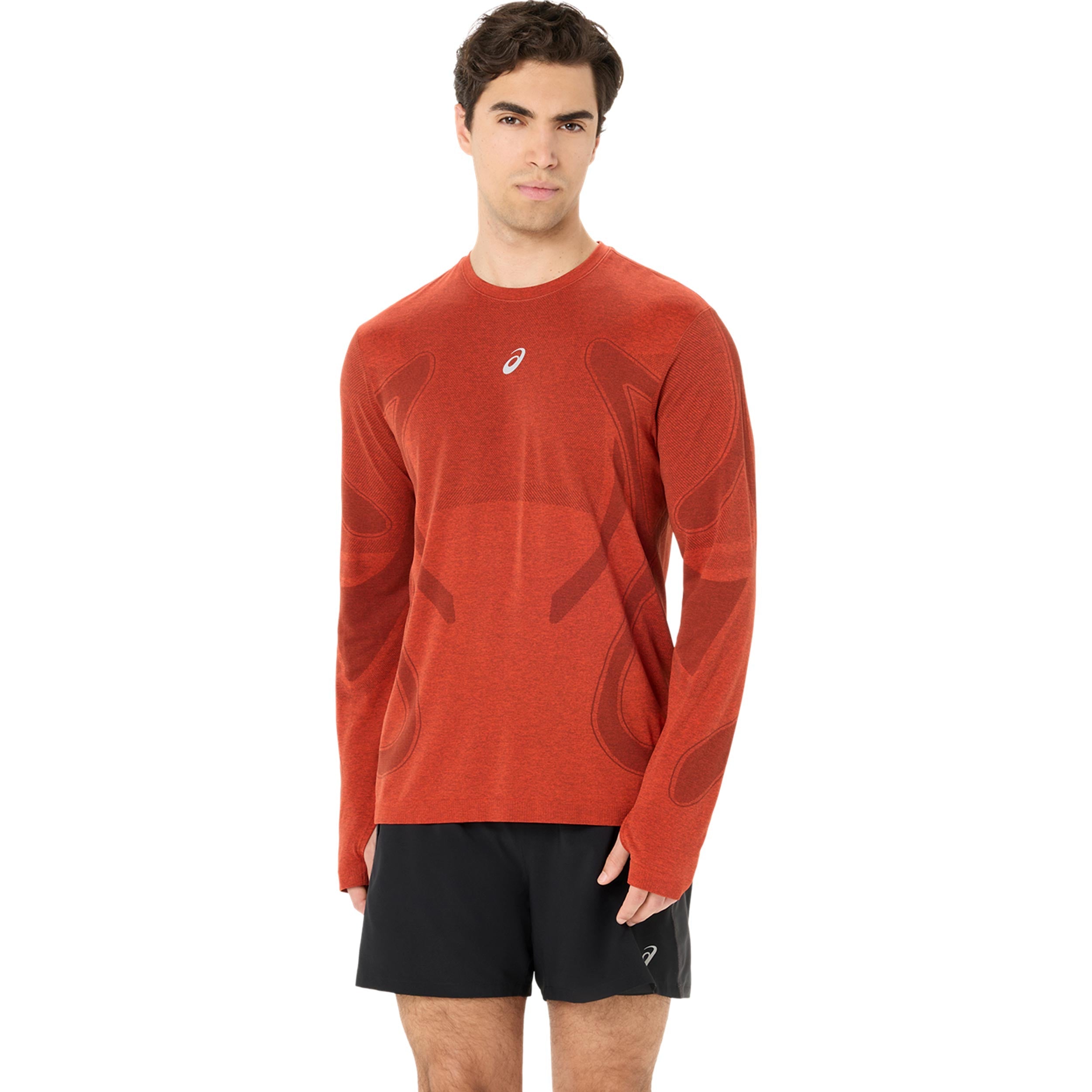 ASICS Road Seamless Running shirt Men - dark red