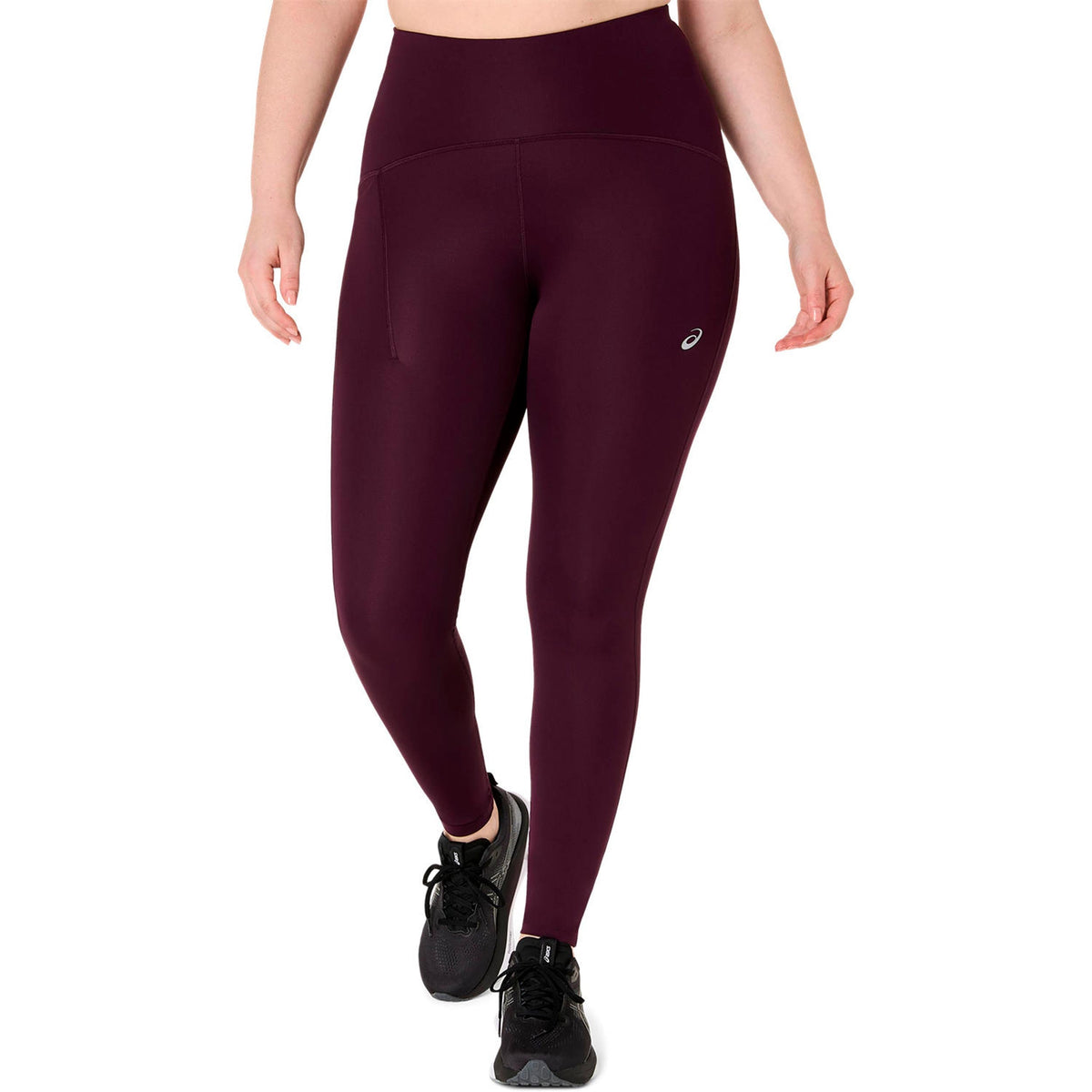 ASICS Road High Waist Women's Running Tights - Berry