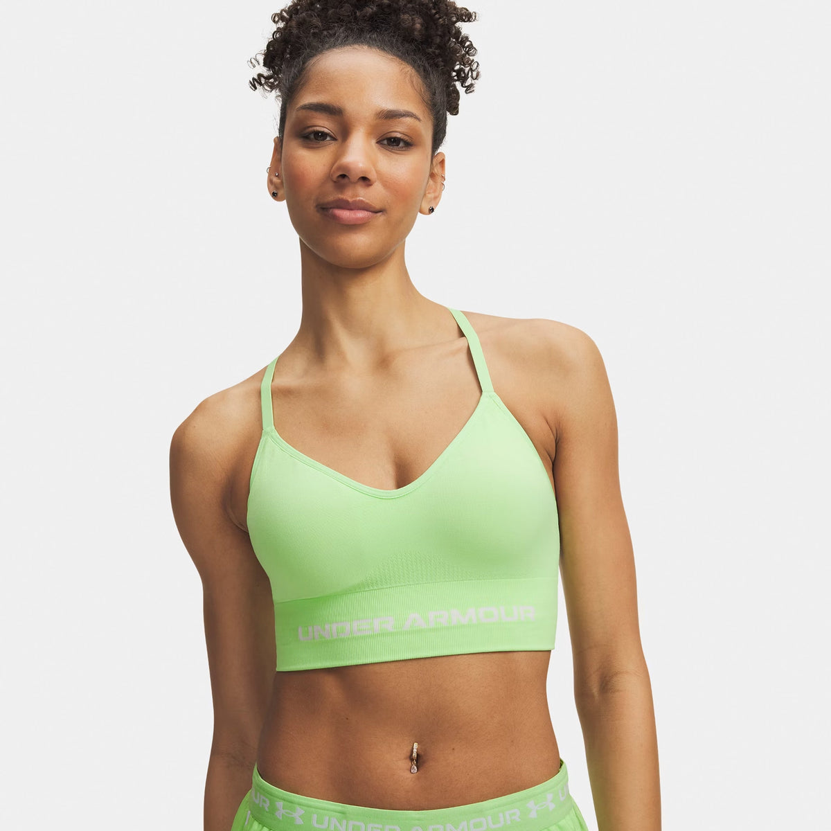 Under Armour Vanisheamle Low Women's Sports Bra - Dark Green