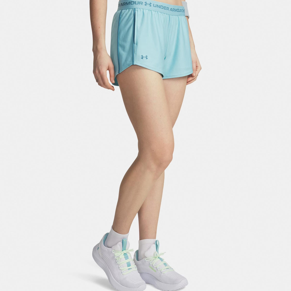 Under Armour Tech Play Up Women's Shorts - Blue/Blue