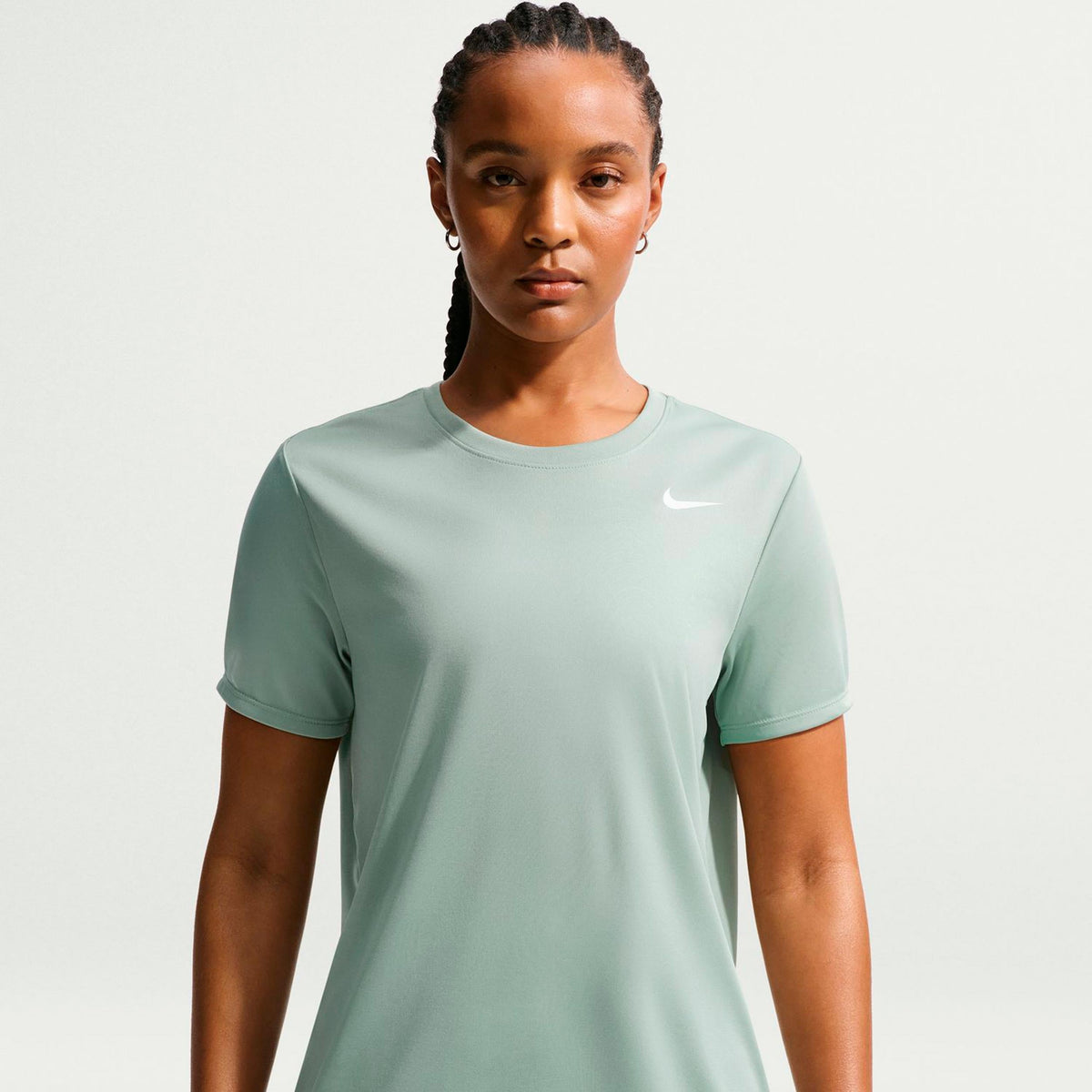 Nike Dri-FIT Regular Women's T-Shirt - Grey-green
