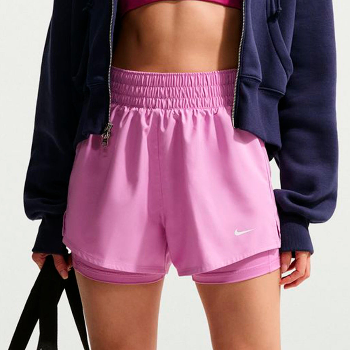 Nike Dri-FIT One High Rise 2in1 3in Women's Shorts - Lilac