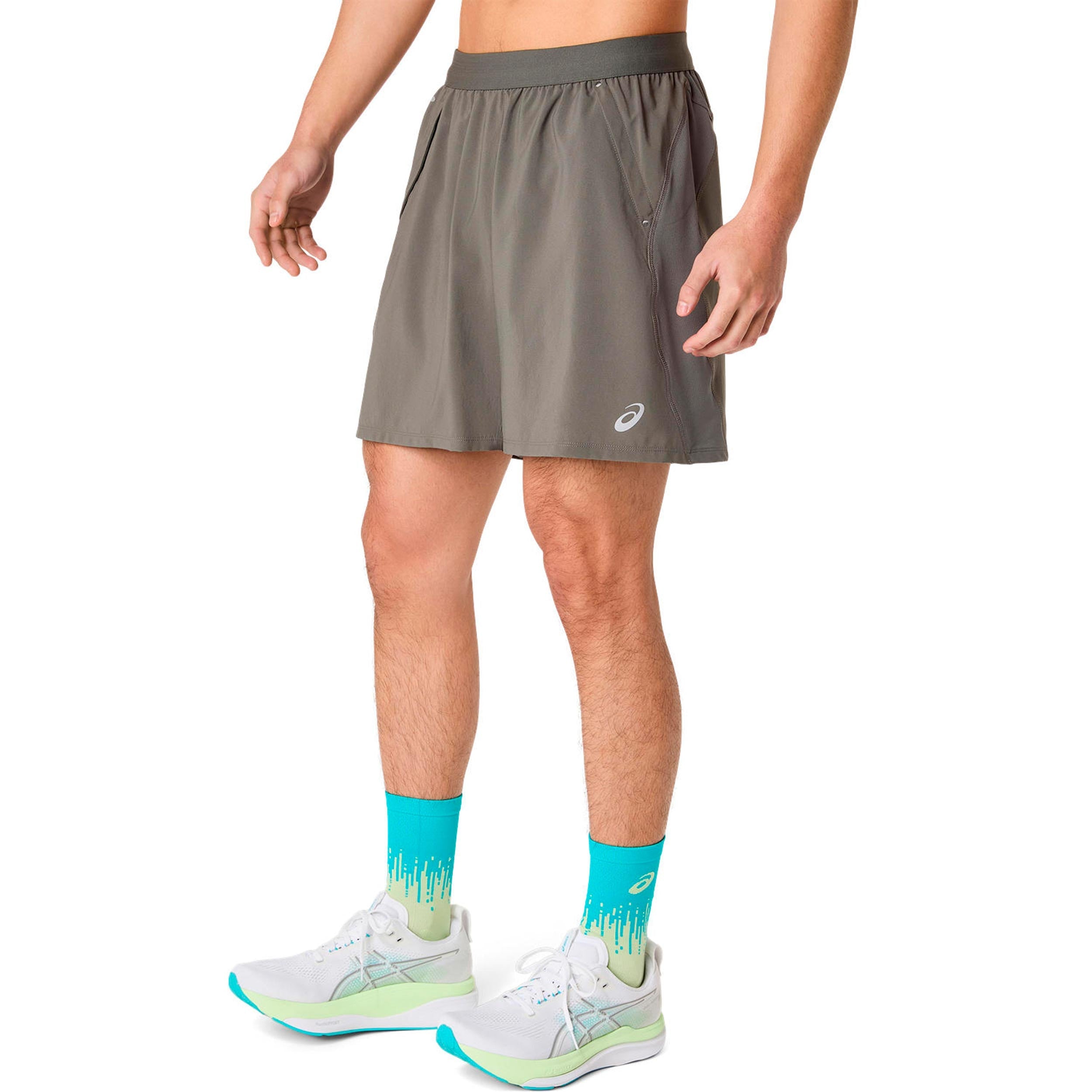ASICS Road 2in1 7In Running shorts Men - grey
