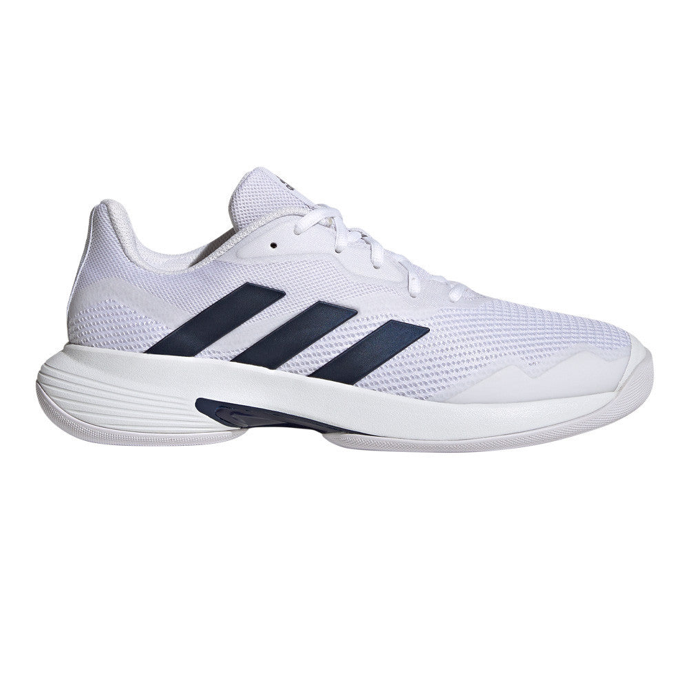 adidas CourtJam Control Carpet Men's Tennis Shoes - Cloud White/Team Navy/Cloud White
