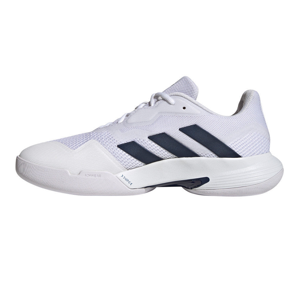 adidas CourtJam Control Carpet Men's Tennis Shoes - Cloud White/Team Navy/Cloud White