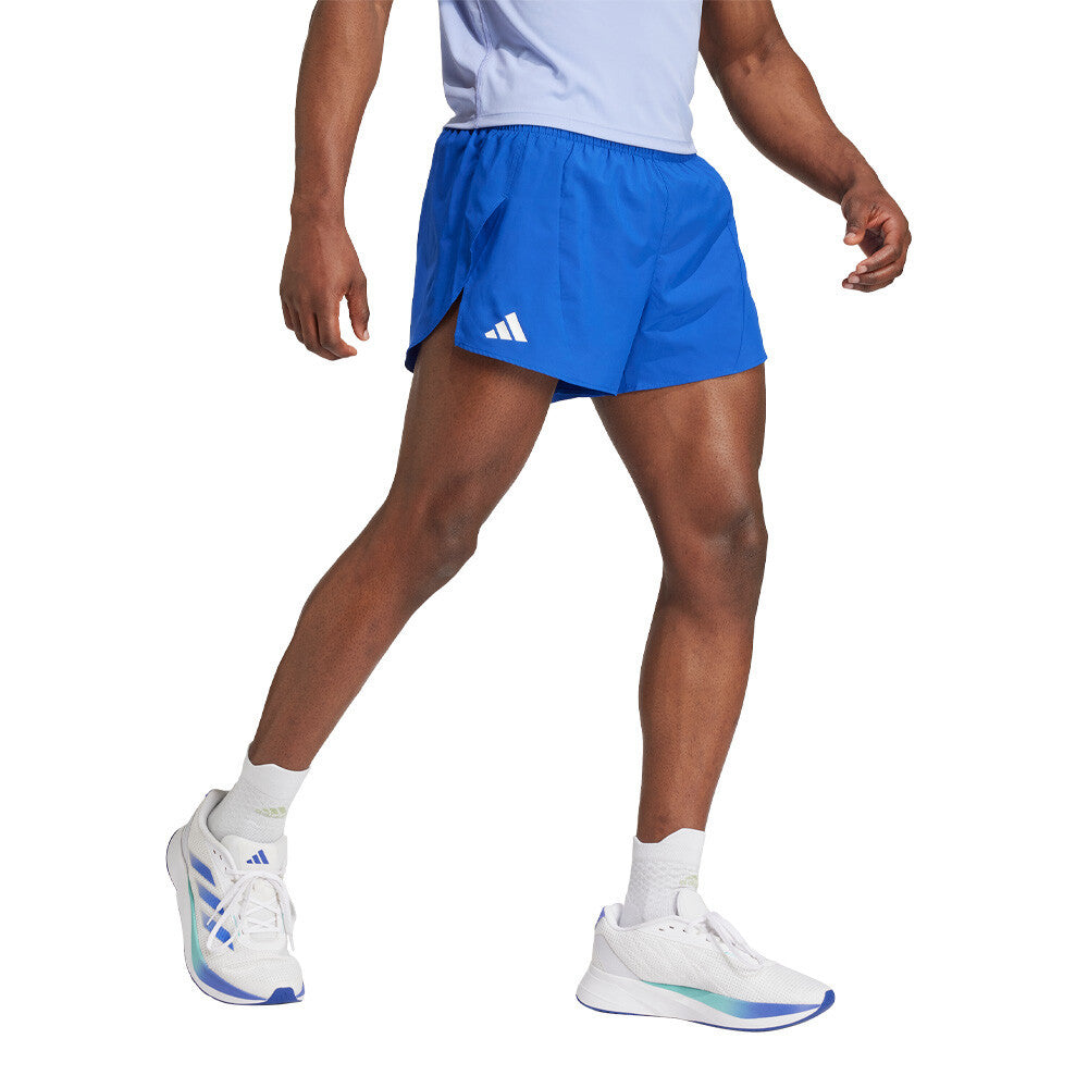 adidas Adizero Essentials Men's Running Split Shorts - Royal Blue