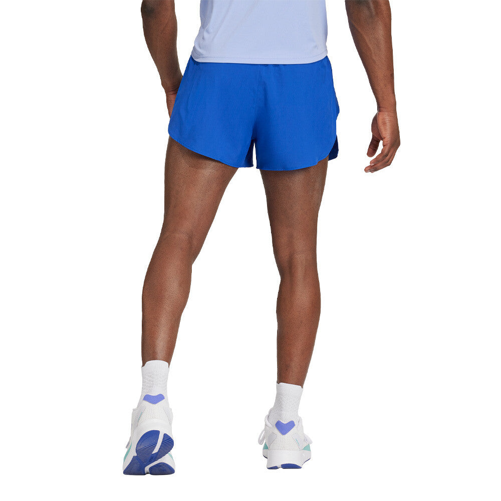 adidas Adizero Essentials Men's Running Split Shorts - Royal Blue