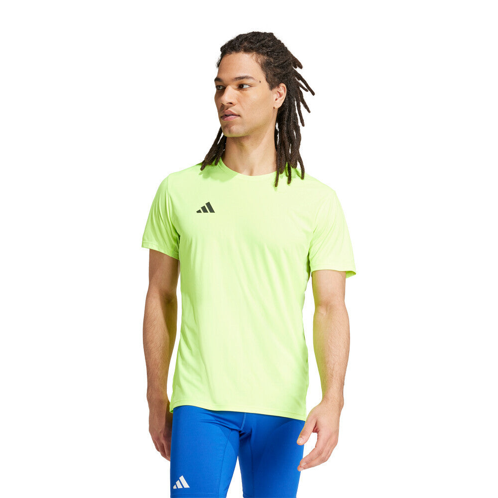 adidas Adizero Essentials Men's Running T-Shirt - Lucid Lemon