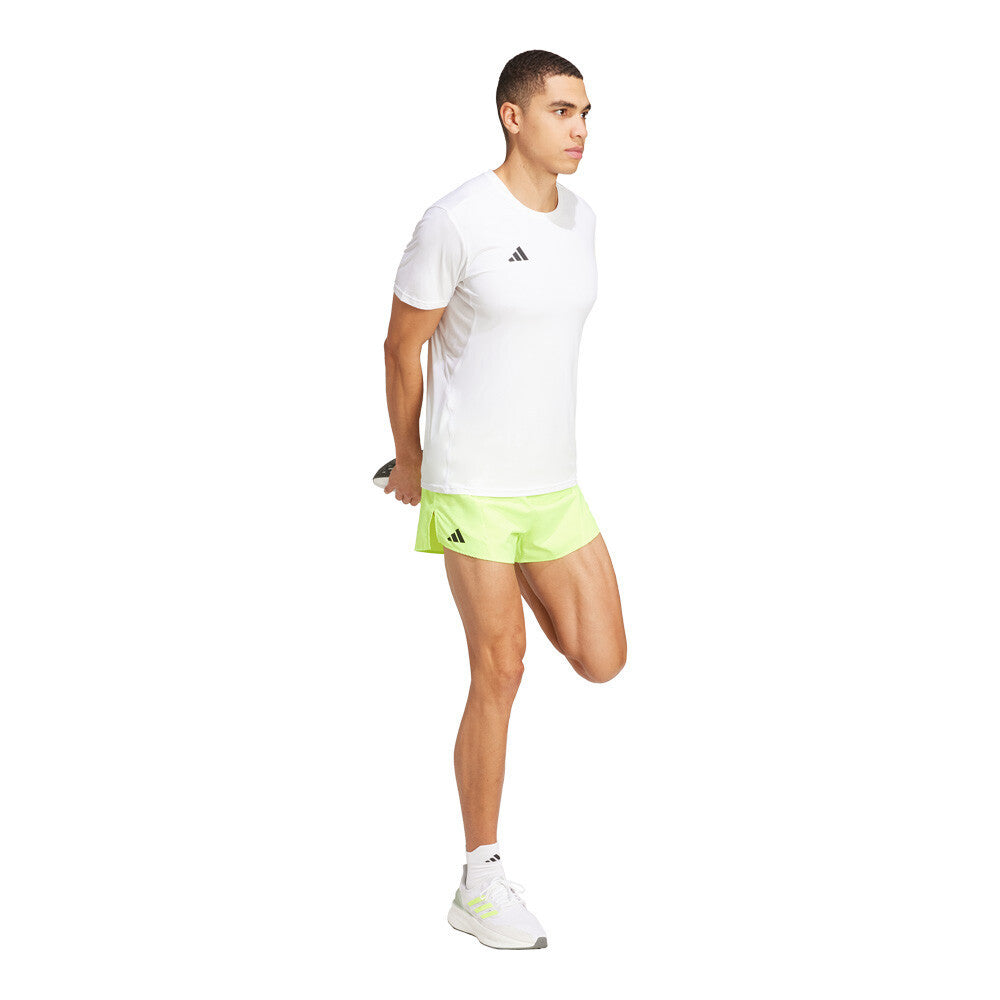 adidas Adizero Essentials Men's Running Shorts - Lucid Lemon