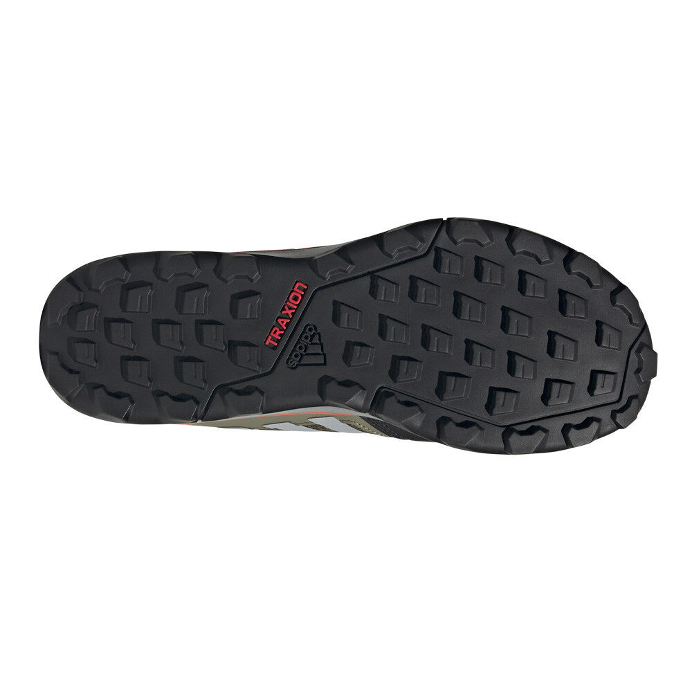 adidas Terrex Tracerocker 2.0 GORE-TEX Men's Trail Running Shoes - Olive Strata/Charcoal Solid Grey/Semi Impact Orange