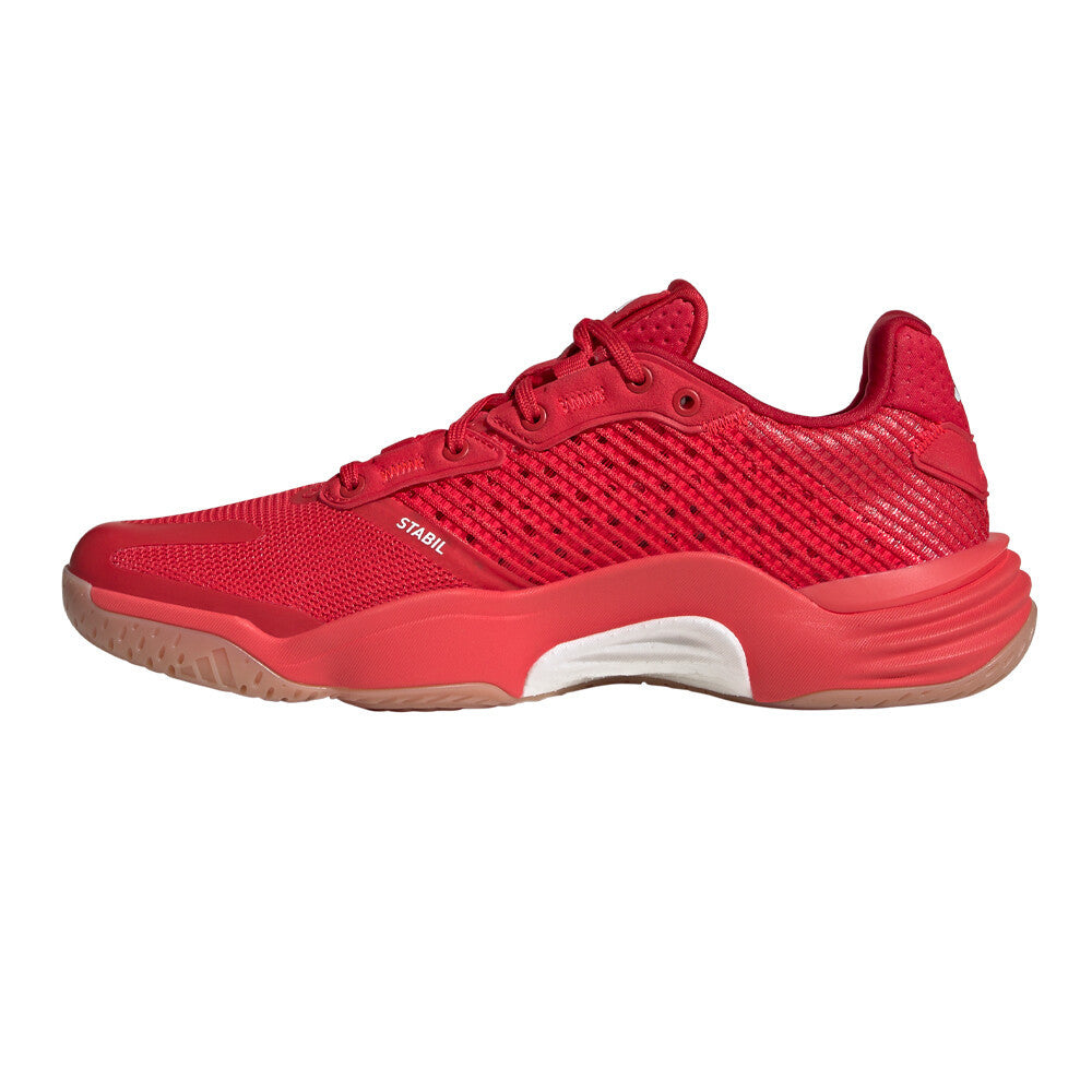 adidas Stabil 16 Men's Indoor Court Shoes - Pure Ruby/White/Lucid Red