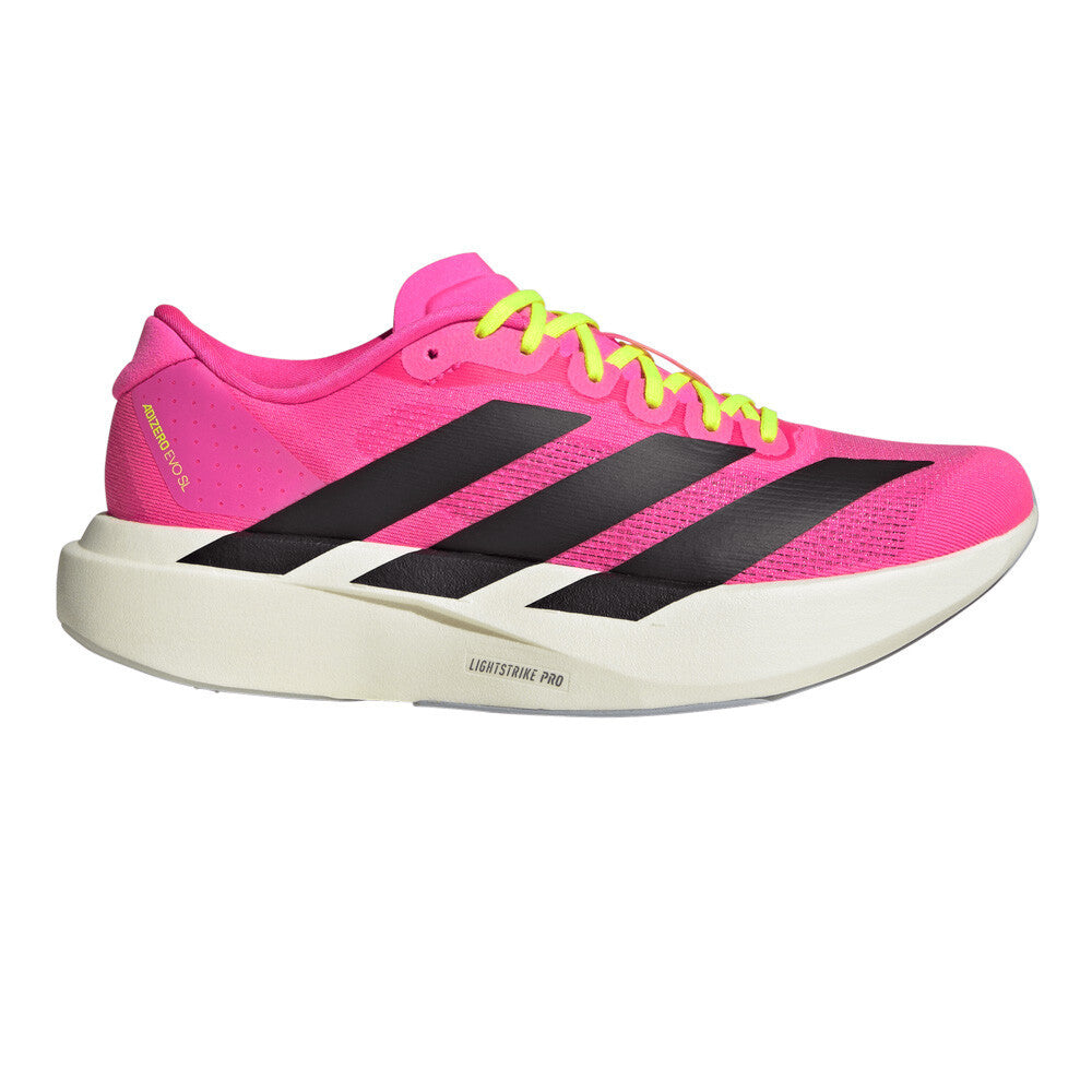 adidas Adizero Evo SL Women's Running Shoes - Lucid Pink/Core Black/Cloud White