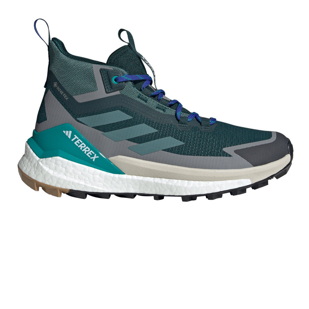 adidas Terrex Free Hiker 2 GORE-TEX Men's Walking Boots - Aurora Ivy/Preloved Teal/Grey Threet