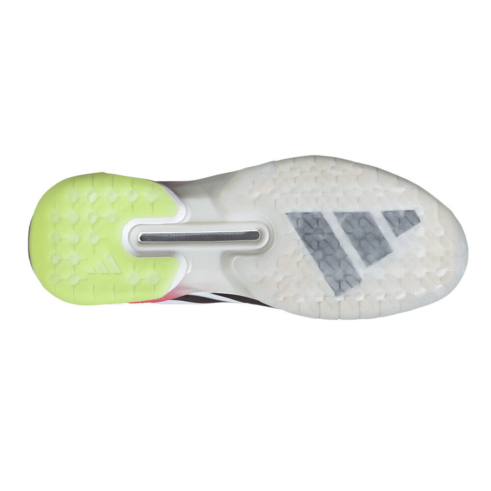 adidas Adizero Counterblast Men's Indoor Court Shoes - Cloud White/Aurora Metallic/Aurora Plum